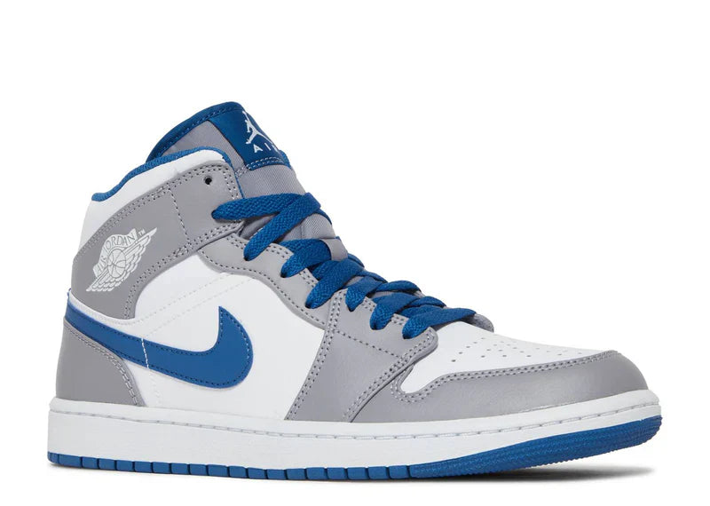 Jordan 1 Mid Cement True Blue (GS)