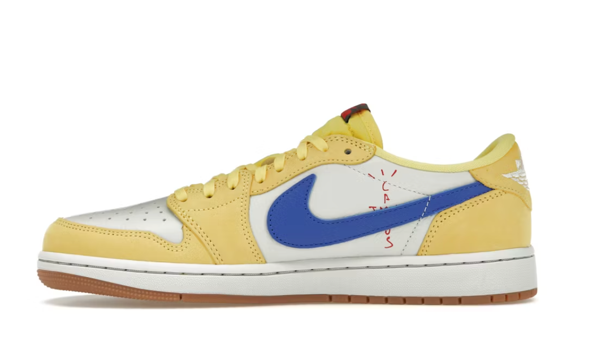 TRAVIS SCOTT X AIR JORDAN 1 LOW 'CANARY YELLOW' (W)